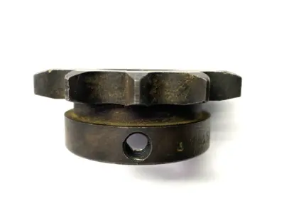 USED MARTIN ROLLER CHAIN SPROCKET 1-1/8" BORE 12 TEETH MISSING SET SCREW