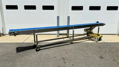 Stainless Steel  |  13Ft. Food Grade Flattop Conveyor
