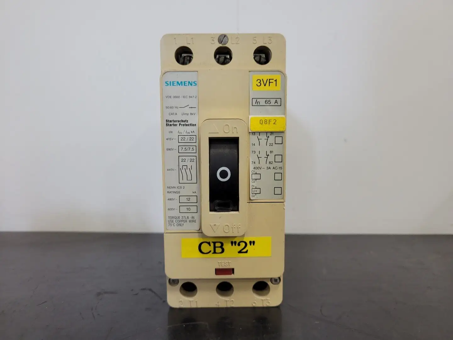 USED SIEMENS 3VF1231-1DL21-0AA0