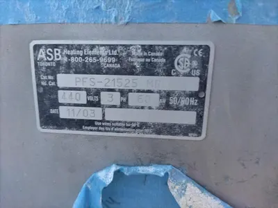 Used 2003 HEATING ELEMENTS LTD. PFS-21525 MR Clean In Place - CIP California US | Machinery & Equipment #1310190