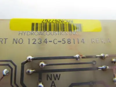 Hydroacoustics 1234-C-58114 PC Circuit Board Revision A