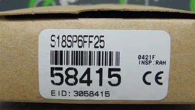 Banner S18SP6FF25 Barrel-Mount Sensor Module 58415 New NIB