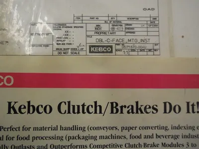 NEW KEBCO 06.P1.670-004U CLUTCH BRAKE 06P1670004U