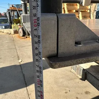 Custom Pneumatic Chair / Work Clamp on 2" Adjustable Rails w/ 13 Clamps (5712)