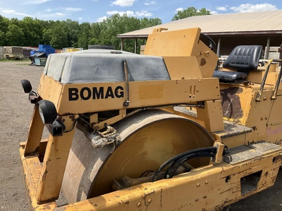 USED BOMAG BW 4 AS DOUBLE DRUM VIBRATORY ROLLER