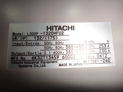 NEW HITACHI 300P-1320HFU2