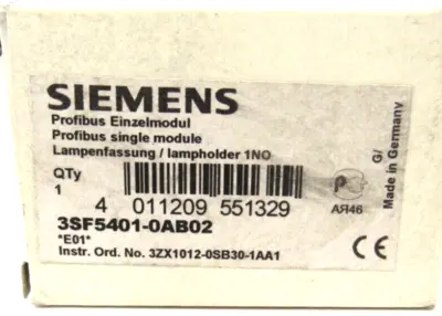 LOT OF 9 NEW SIEMENS 3SF5401-0AB02 SINGLE MODULES 3SF54010AB02