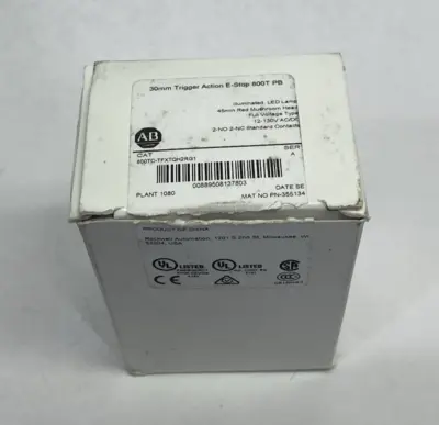 New | in-Stock Allen Bradley Ser. A Trigger Action E-Stop Two-Pos. Maintained Relays & Switches Michigan US | Maverick Industrial Sales #1402458