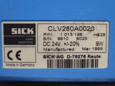 SICK CLV280A0020 Barcode Scanner Module 1013188 Used