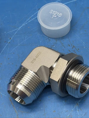 (2) Female (NPT) 90° Elbow Forged 316 -4032 Stainless Steel Fast 🇺🇸 Shipping
