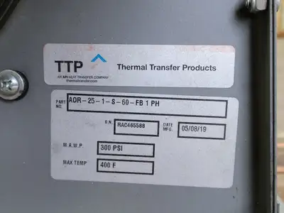 USED THERMAL TRANSFER AOR-25-1-S-60-FB