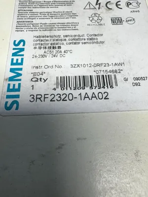 SIEMENS 3RF2320-1AA02 Electrical/PLC/Automation | ESS Industrial Equipment Sales (8)