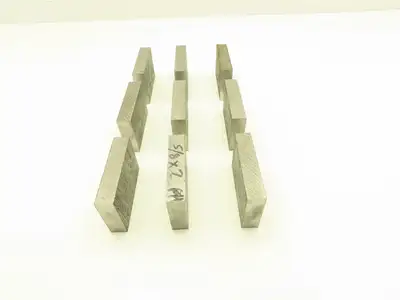 4140/4142 PH Alloy Steel Flat Bar Stock 5/8"x 2"x 3"L  Lot of 9 Blocks