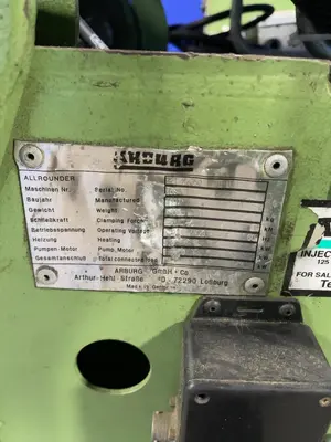 USED 1997 ARBURG 221 M 35075 U