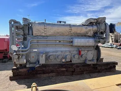 CAT G3608 / Ariel Model JGC-4 Two Stage Compressor - Cylinder Sizes 14.125" x 14.125" x 8.375" x 8.375" Less Engine