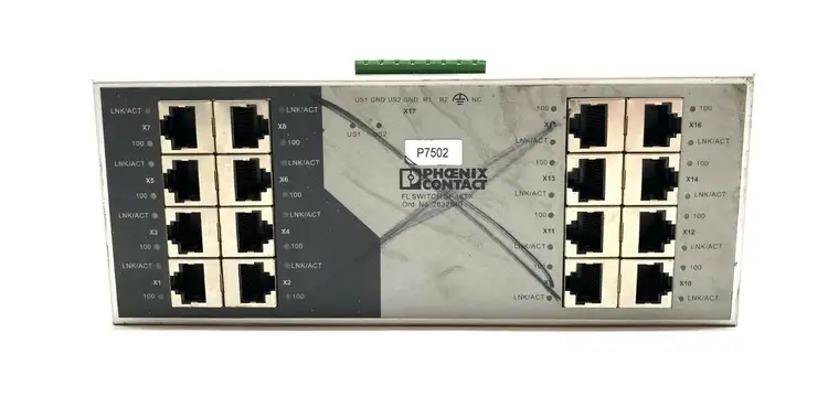Used PHOENIX CONTACT FL SWITCH SF 16TX ETHERNET MODULE Relays & Switches | Maverick Industrial Sales #1100070
