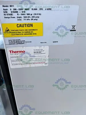 USED THERMO 3911 FORMA ENVIRONMENTAL CHAMBER , 0° TO 60°C , 220V, 11 CU FT.