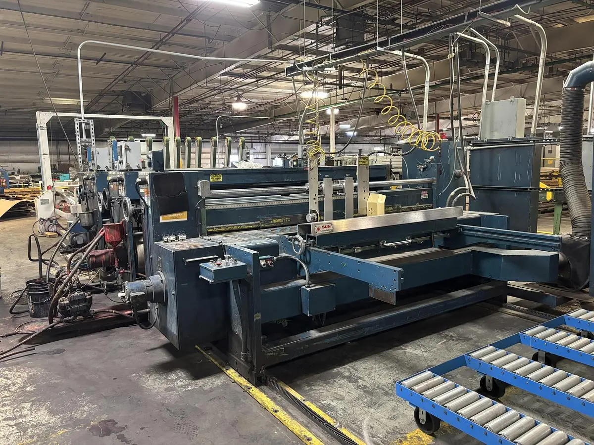 66″ x 110″ MckInley 2 color Rotary Die Cutter
