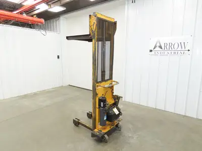 Langley BHLD Walk Behind Pallet Lift Truck 200lb 12V Straddle Platform 70" Lift