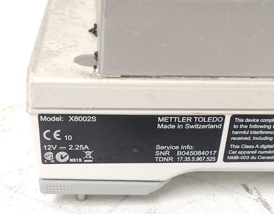 USED Mettler Toledo X8002S