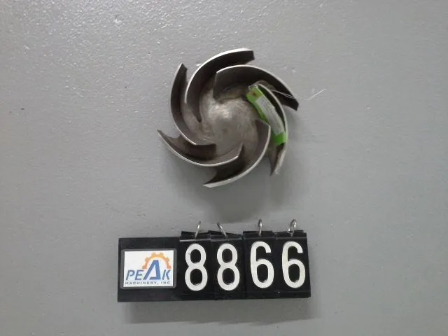 Goulds 3196 Impeller, P/N 101-528-1203, 6 vane open, size 9.875", New