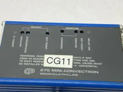 USED GRANVILLE PHILLIPS 275 MINI-CONVECTRON VACUUM PRESSURE GAUGE MODULE