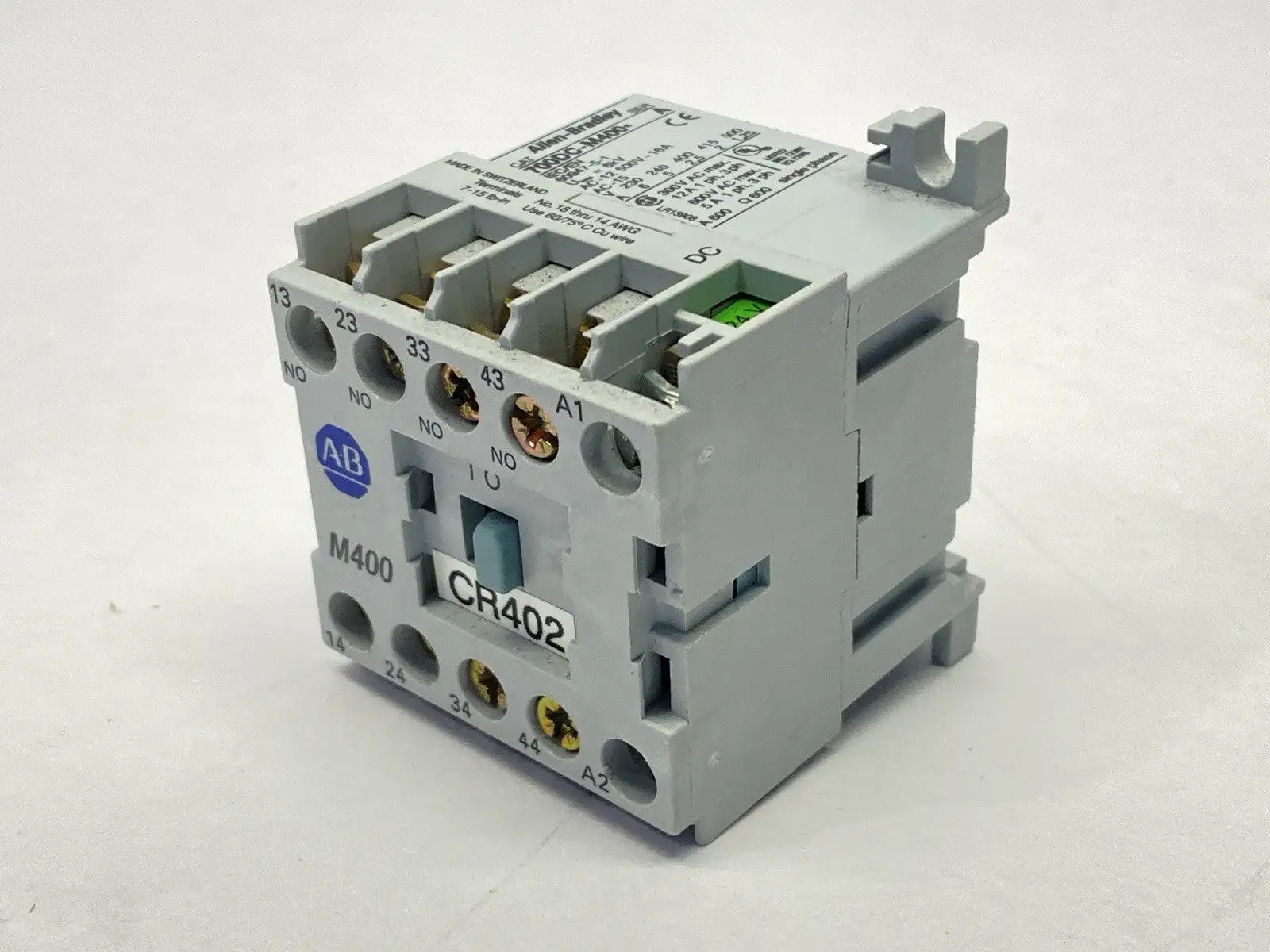 700DC-M400A24 | Allen Bradley  Ser A Miniature Control Relay 24VDC Coil - Used