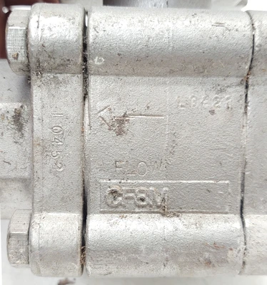 🔥 Flow-Tek STAINLESS BALL VALVE 1" FP WELD SOCKET CF8M 2200 CWP