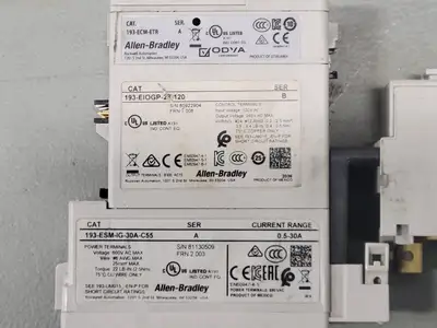 E300 Overload Relay Module 193-ECM-ETR, 193-EIOGP-22-120, 193-ESM-IG-30A-C55