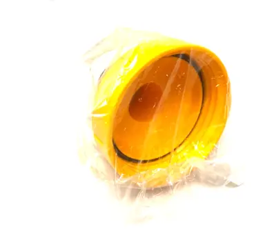 NEW OILSAFE UTILITY LID, YELLOW, 48MM OPENING