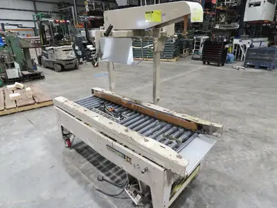 Bemistaper Dual Head Case Sealer 2" Box Tape Carton Sealing Machine Conveyor