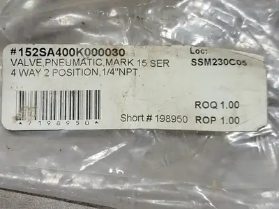 USED NUMATICS 152SA400K000030