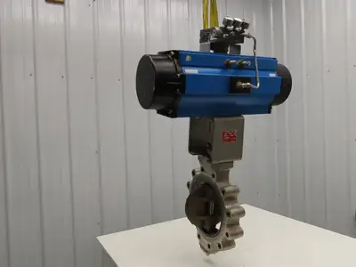 Velan L16-0CP13-DCJA Torqseal 10" Stainless Lug Butterfly Valve w/Rotex Actuator