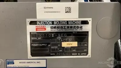 USED 2014 NISSEI NEX110III-9EG