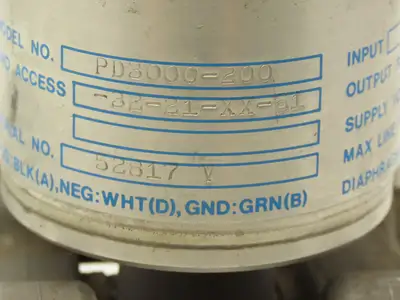 Gould PD3000-200-32-21-XX-61 Electronic Pressure Transmitter 30VDC 0-2000PSI XP