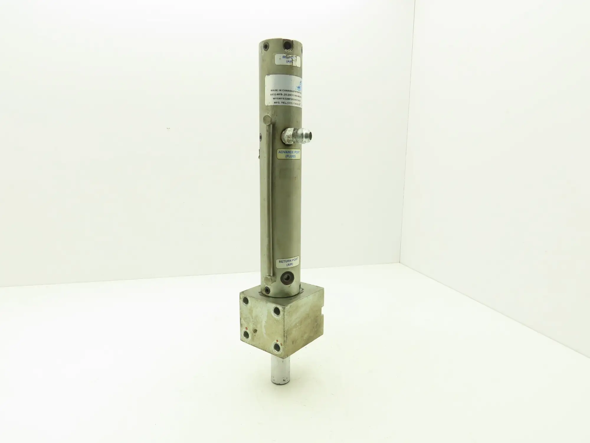 Centerline 8832-MFB-.20-24C13-R4-M00GC OHMA Air over Oil Piercing Cylinder