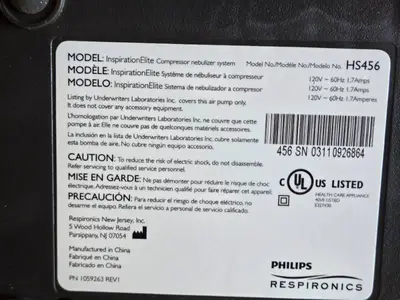 Inogen One Portable Oxygen Concentrator, Philips Respironics InspirationElite Compressor, Omron Blood Pressure Monitor, and Matosi Device - All Untested