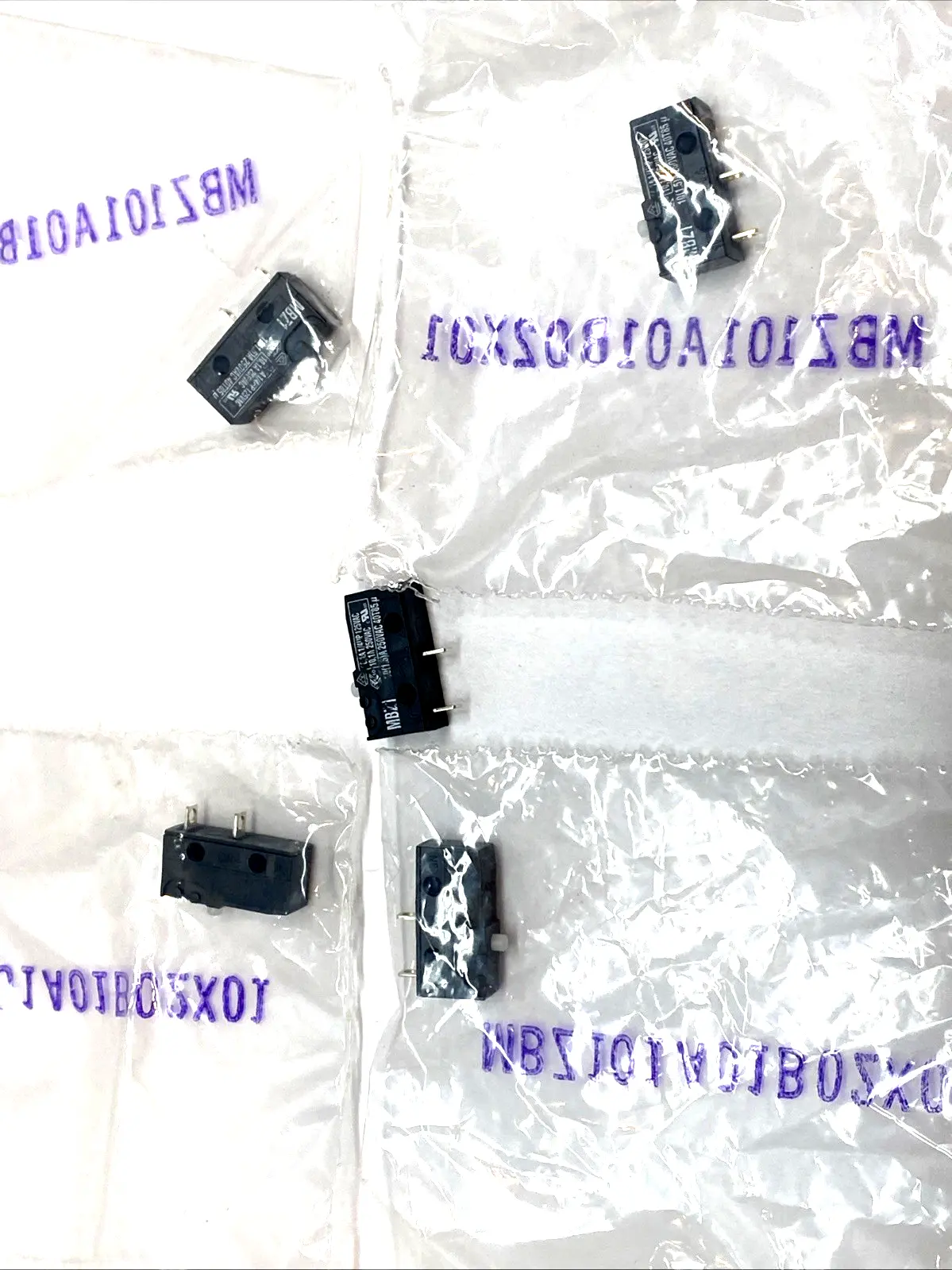USED APEM SNAP ACTION MICRO SWITCH LOT OF 5