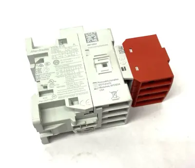 USED ALLEN BRADLEY SER. A MCS-E SAFETY CONTACTOR, 16A, AC3 DUTY