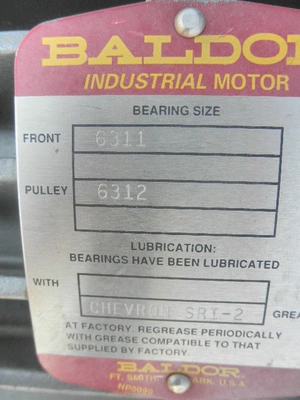 USED BALDOR M00