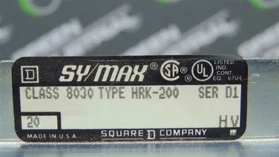 Square D 8030 HRK-200 SY/MAX 16 Slot Rack Chassis Series D1 Used