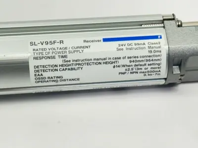 SL-V95F-R | Keyence  Safety Light Curtain Receiver 99mA 24VDC - Used