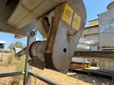 Feeder, Vibratory, 48" x 7', Stainless Steel, Key, Iso-Flo, #5861445