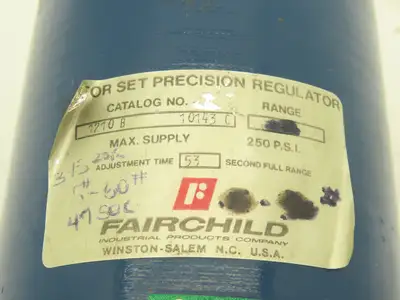 Fairchild 1210B-10143C Motorized Pneumatic Air Regulator 3/8"npt