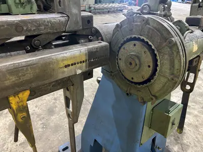 2,000 LBS X 12" LITTELL MODEL #20-12 DOUBLE END PULL OFF UNCOILER COIL REEL: STOCK #23716