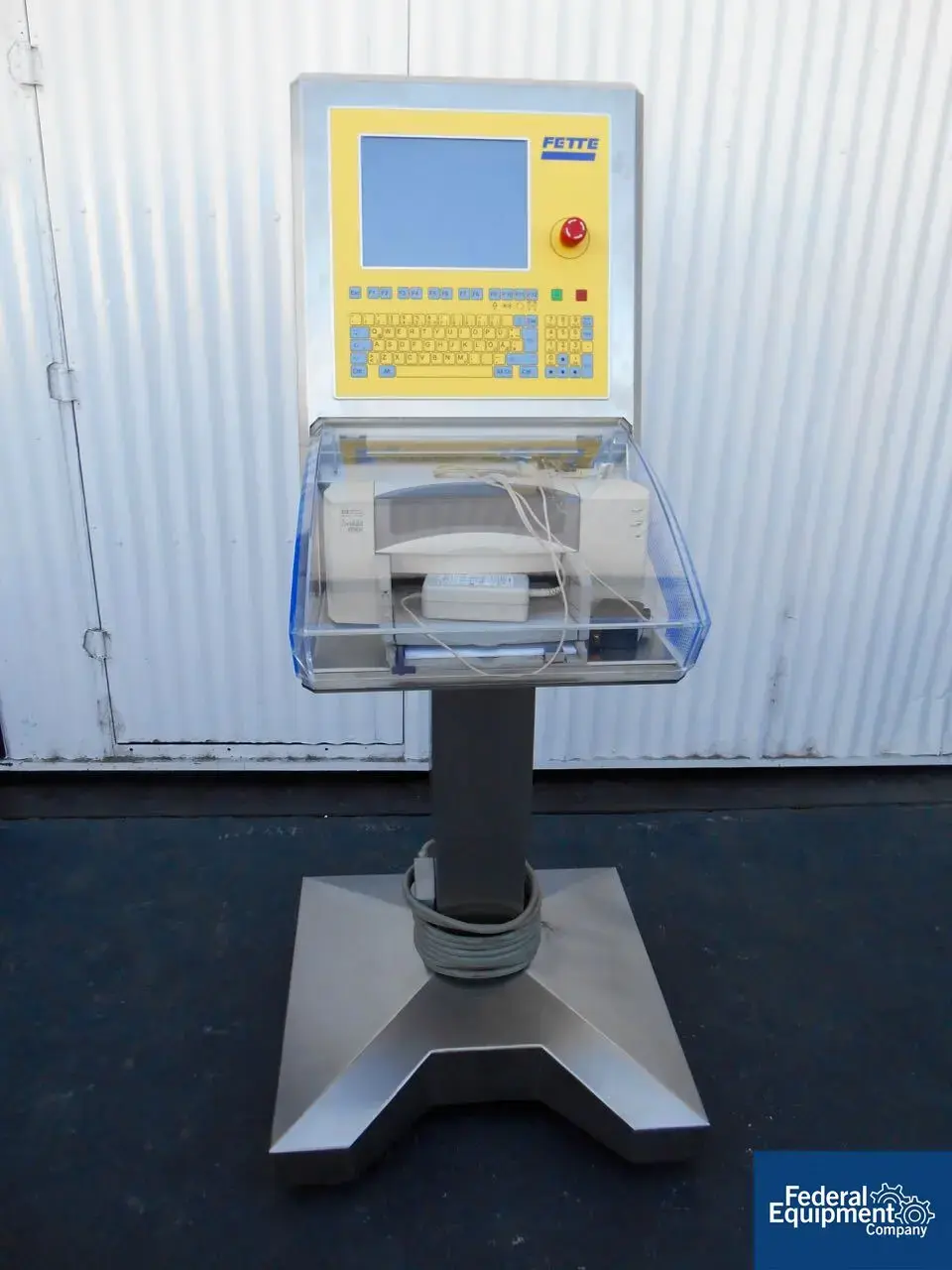 USED Fette Fette Control Console, Model 2200