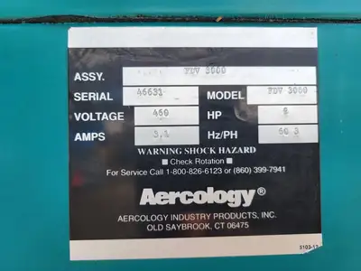 USED AERCOLOGY FDV 3000