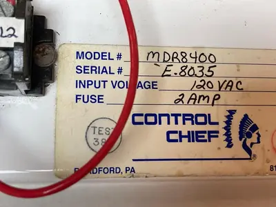 Used CONTROL CHIEF MDR8400 Programmable Logic Controllers | Surplus Asset Holdings #1227061