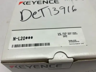 USED KEYENCE ETHERNET COMMUNICATION CONNECTION UNIT 11-POINT DISPLAY 24VDC