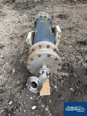 USED ITT 118 Sq Ft ITT Heat Exchanger, 304 S/S, 152/152#